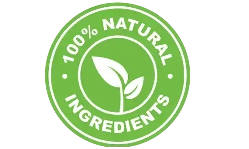 100% natural formula with no synthetic additives